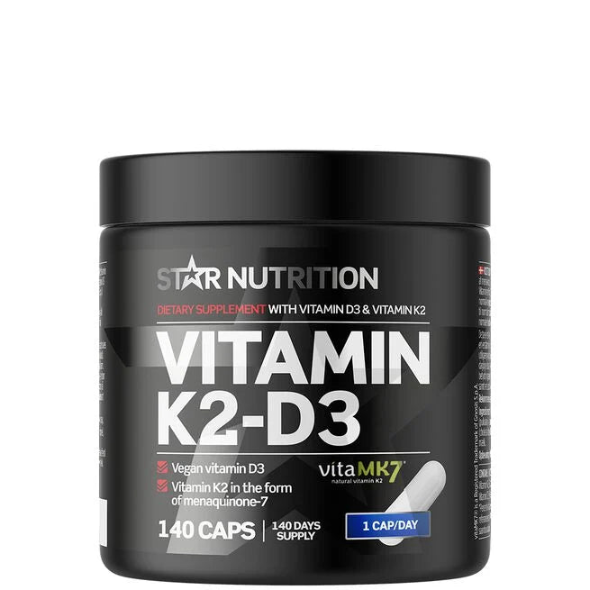 Vitamin K2-D3 140 kapsler - Vitaminer og kosttilskudd - JK-Shop