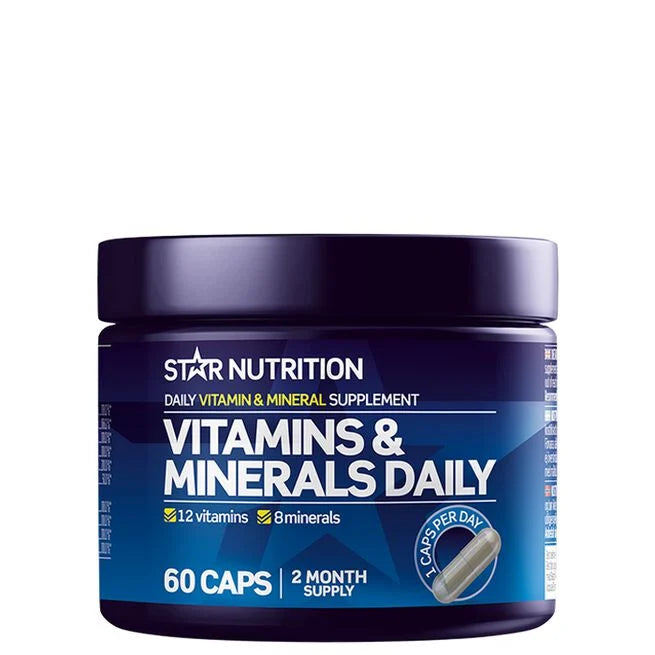 Vitamins & Minerals Daily 60 kapsler - Vitaminer og kosttilskudd - JK-Shop