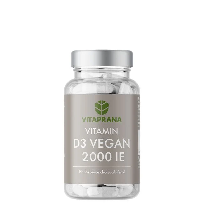 Vitaprana Vitamin D3 Vegan 2000 IE - Vitaminer & kosttilskudd - JK-Shop