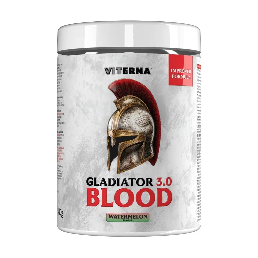 Viterna Gladiator Blood 3.0, 440g - PWO med Koffein - JK-Shop