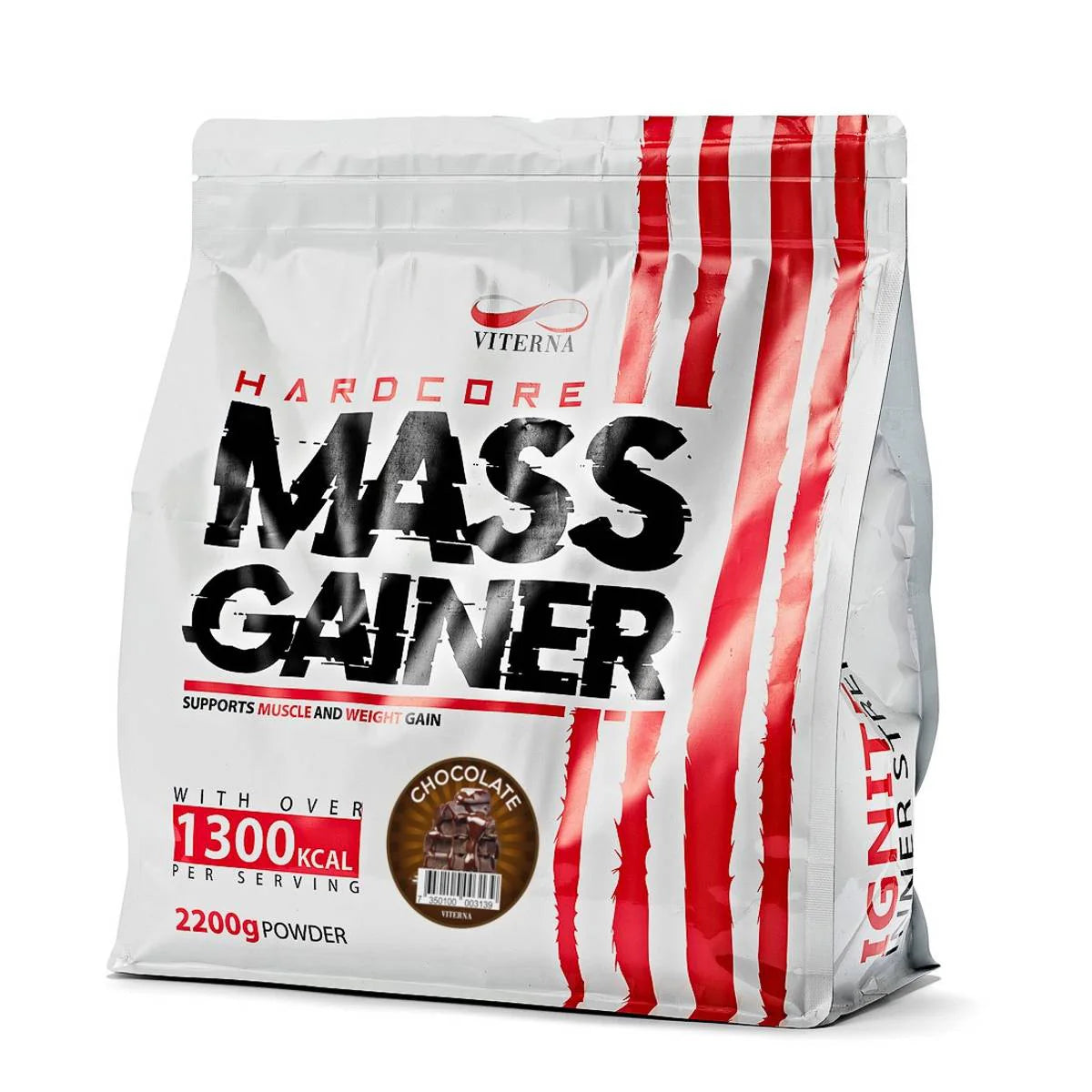 Viterna Hardcore Mass Gainer, 2200g, Chocolate - Gainer - JK-Shop