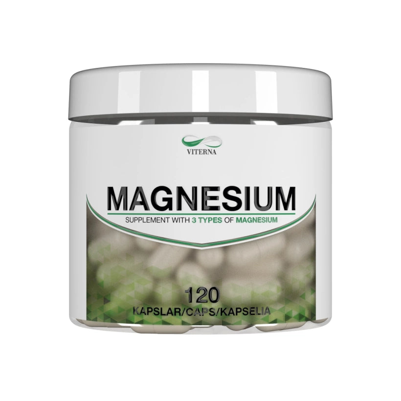 Viterna Magnesium, 120 caps - Vitaminer og kosttilskudd - JK-Shop