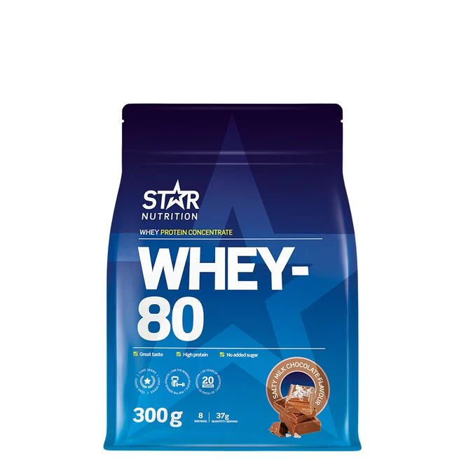 Whey-80 Myseprotein 1 kg Naturell - - JK-Shop