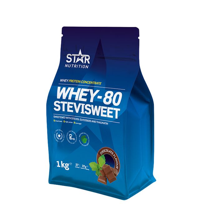 Whey-80 SteviSweet Myseprotein 1 kg - Whey protein - JK-Shop
