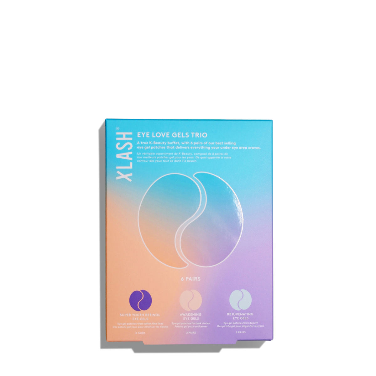 Xlash Eye Love Gels Trio - Øyemaske - JK-Shop