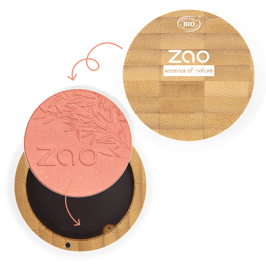 ZAO Compact Blush- (327) Coral Pink-Blush-JKSHOP