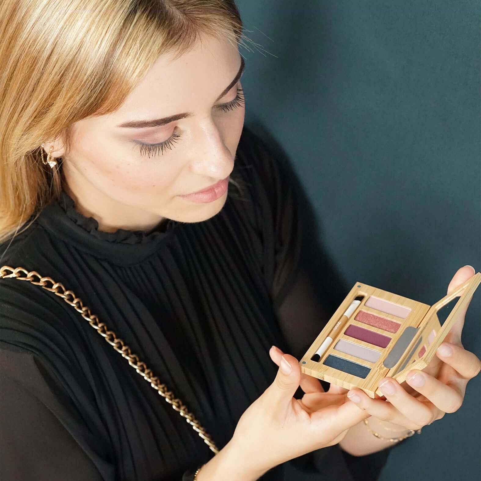 ZAO Eyeshadow Palette- Night & Roses-Øyenskygge-JKSHOP