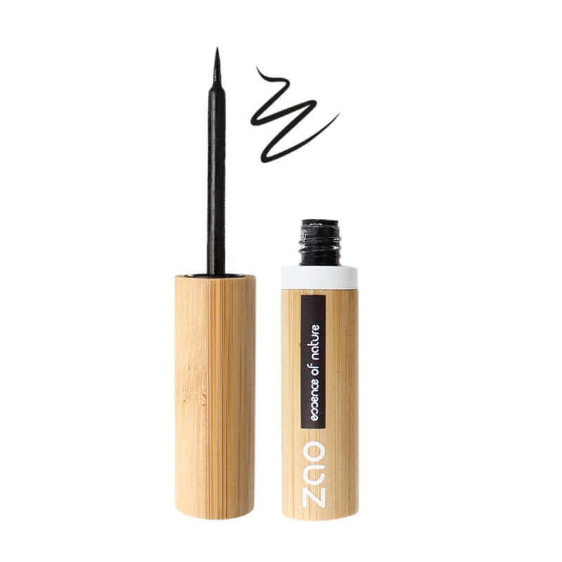 ZAO Liquid Eyeliner Felt Tip- 066 Black-Eyeliner-JKSHOP