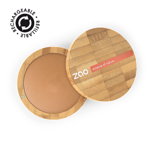 ZAO Mineral Cooked Bronzer- (342) Copper caramel-Bronzer-JKSHOP
