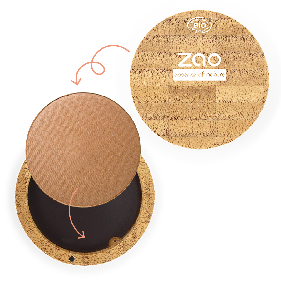 ZAO Mineral Cooked Bronzer 345 Milk chocolate - Bronzer - JK-Shop