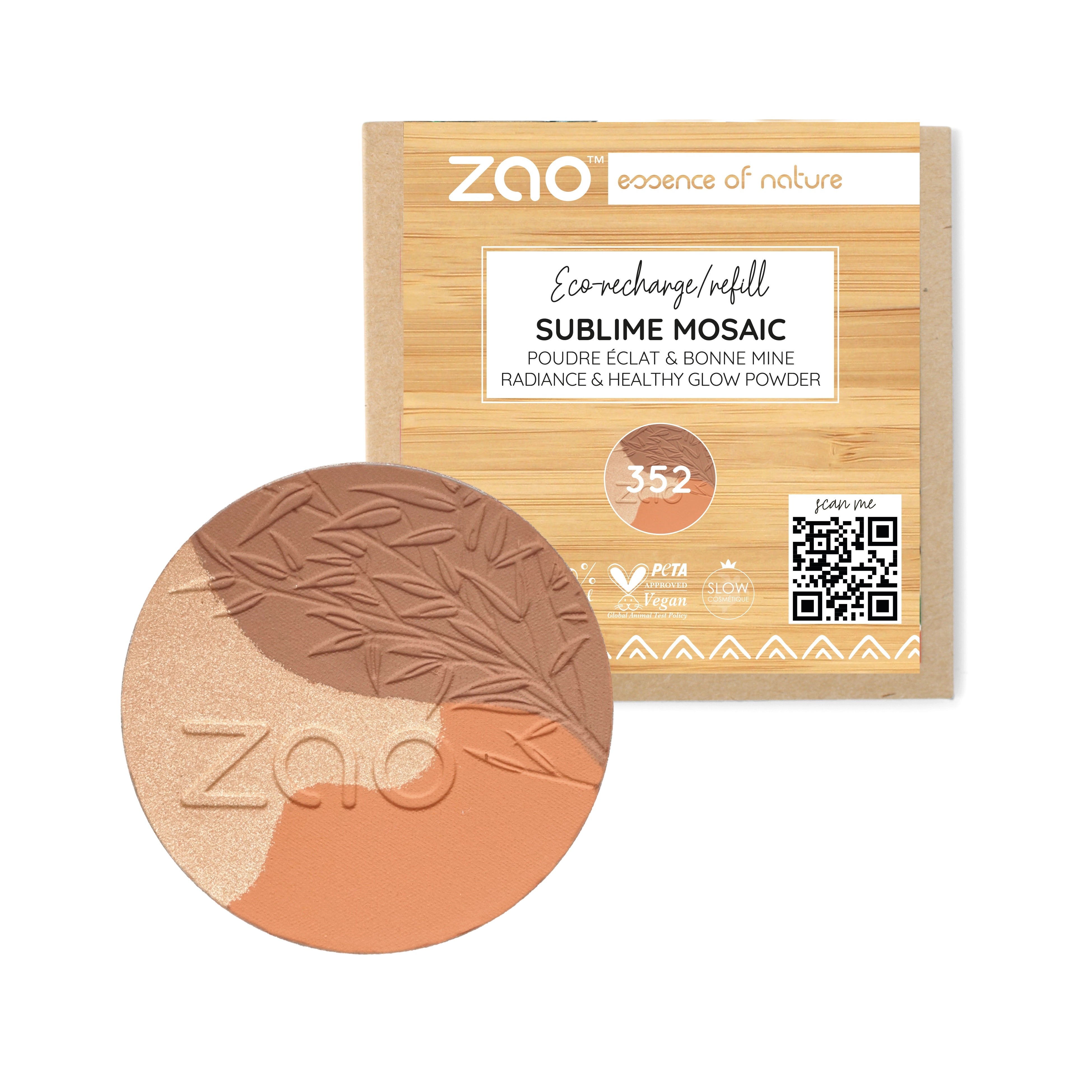 ZAO Refill Sublime Mosaic - Pudder - JK-Shop