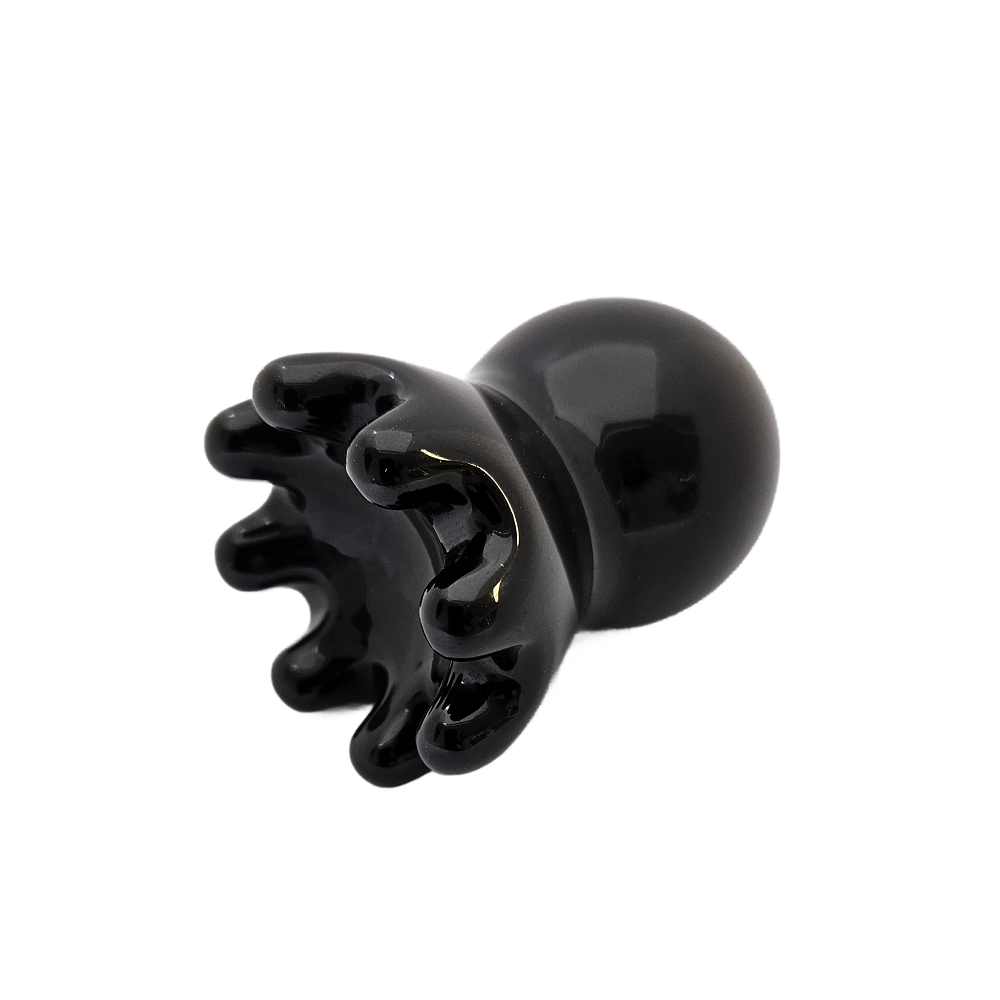 Zonya Octopus Massage Svart Obsidian - Massasjesten - JK-Shop
