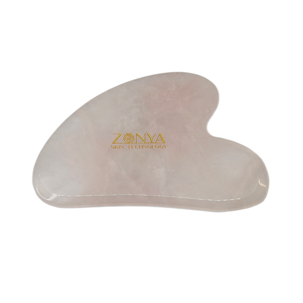Zonya Skintechnology Gua Sha Rosenkvarts - Massasjesten - JK-Shop
