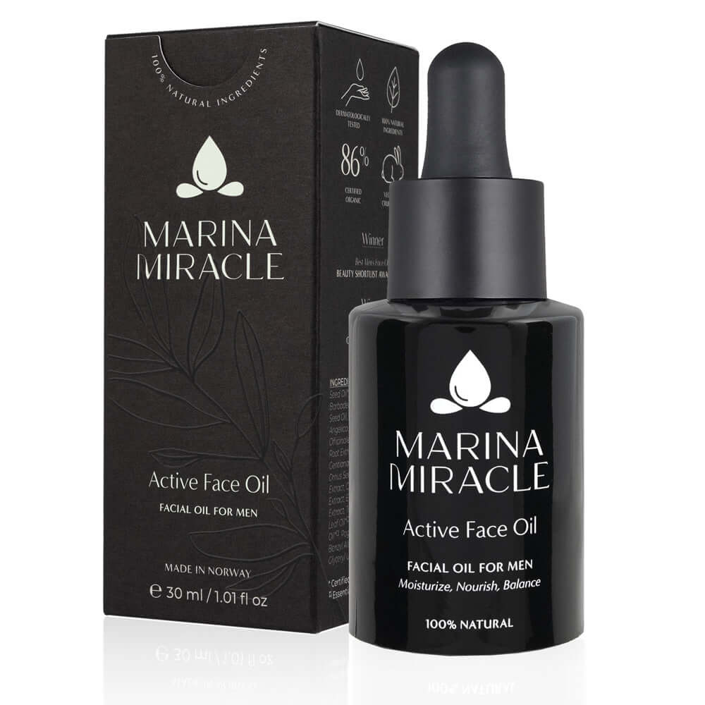Marina Miracle, Ansiktsolje FOR MENN - Active-Ansiktsolje-JKSHOP