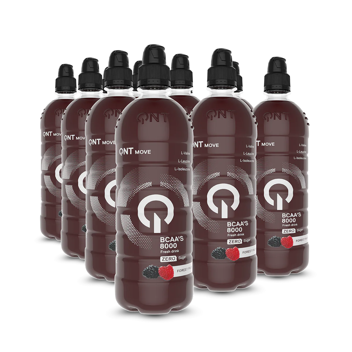 QNT BCAA 8000mg ACTIF drink, 12x700ml, Forest Fruit