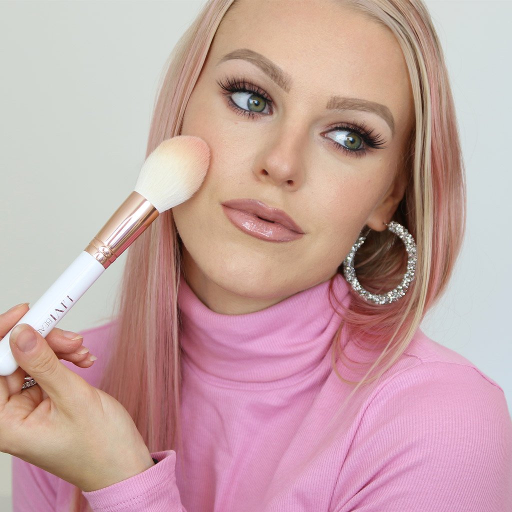 BLUSHIN' BLUSH BRUSH Makeup Brushes LIVI BEAUTY sminkekoster