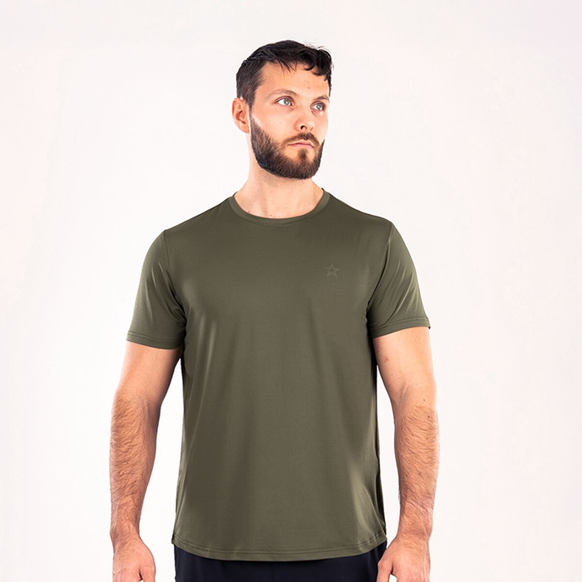 Star Wear Mesh T-skjorte Mosegrønn treningstrøye