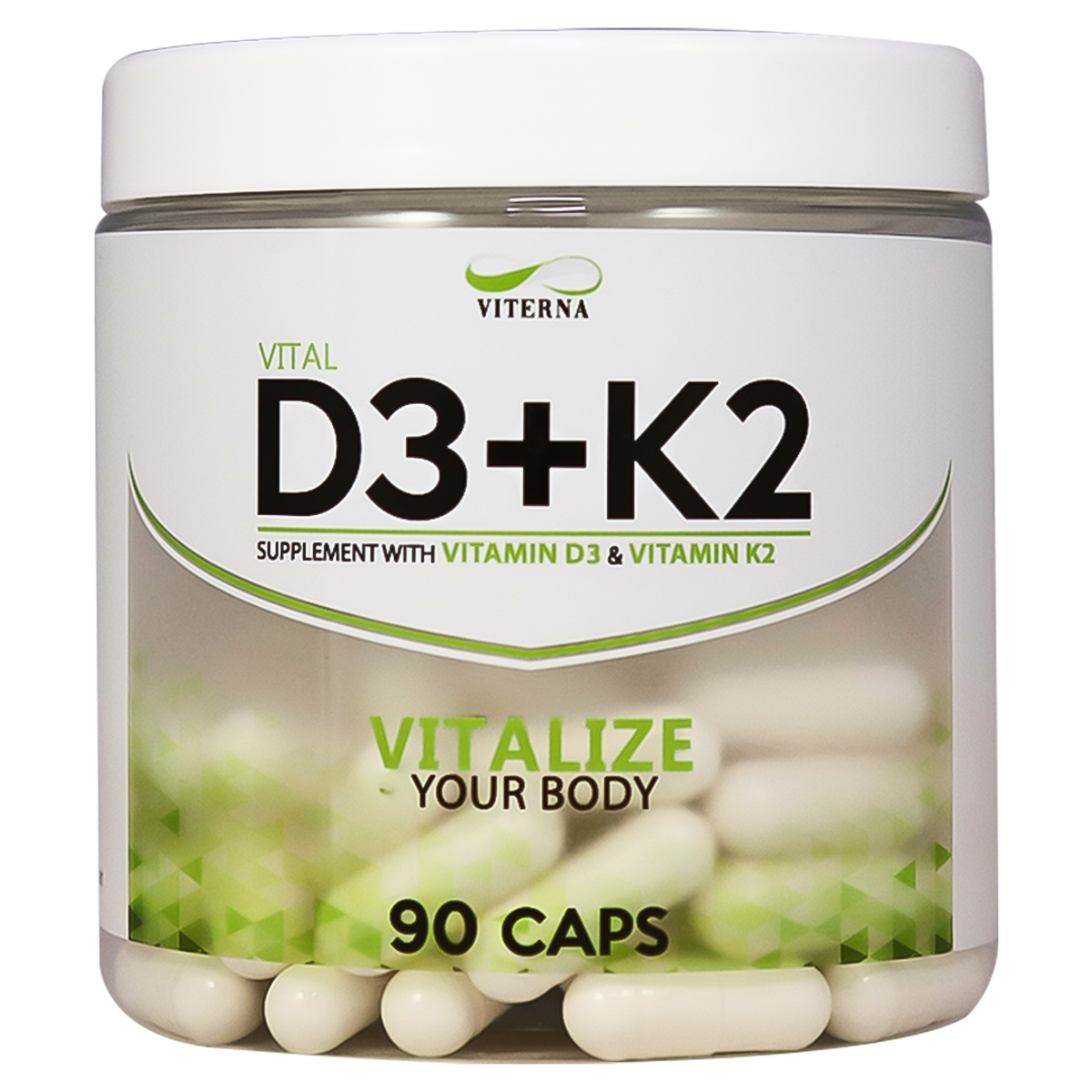 Viterna Vital D3+K2, 90 caps