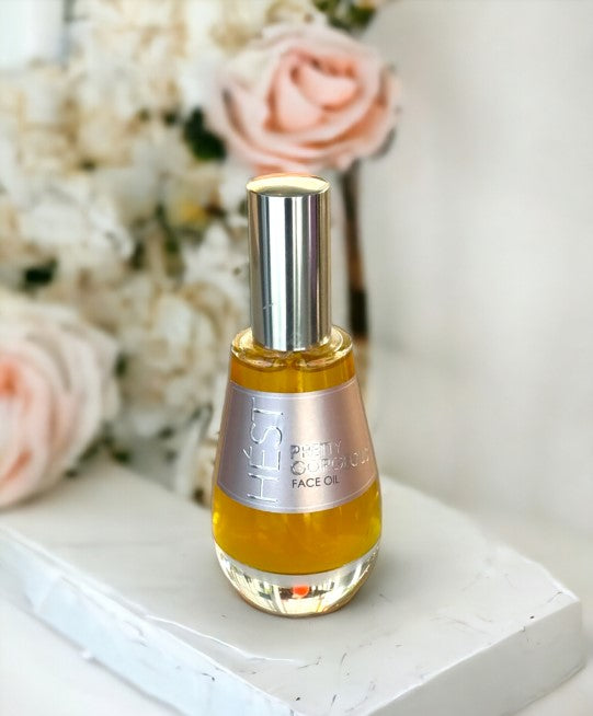 Terrigeno HÉST Face Oil + rosenkvartsstener - Ansiktsolje - JK-Shop