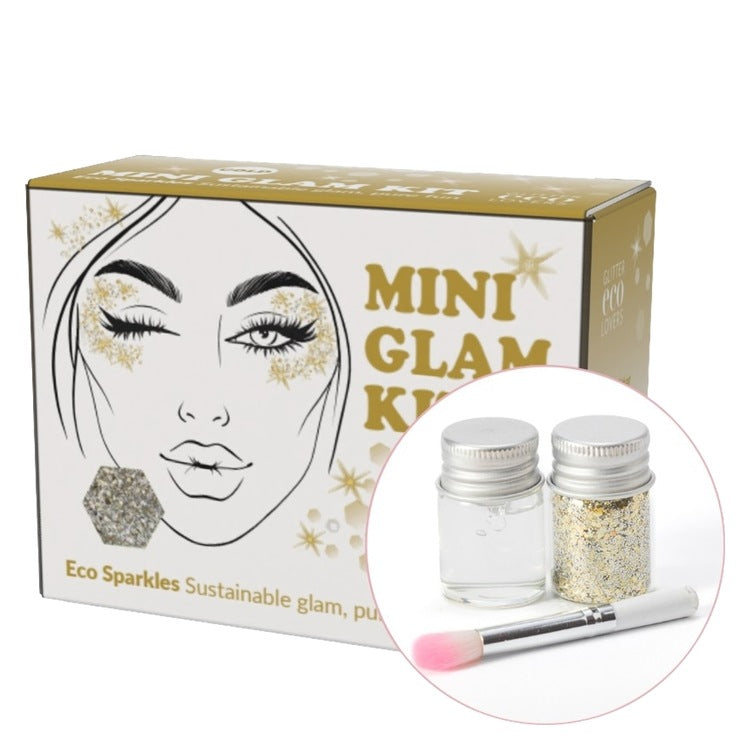 Glitter Eco Lovers Gold Mini Glam Kit