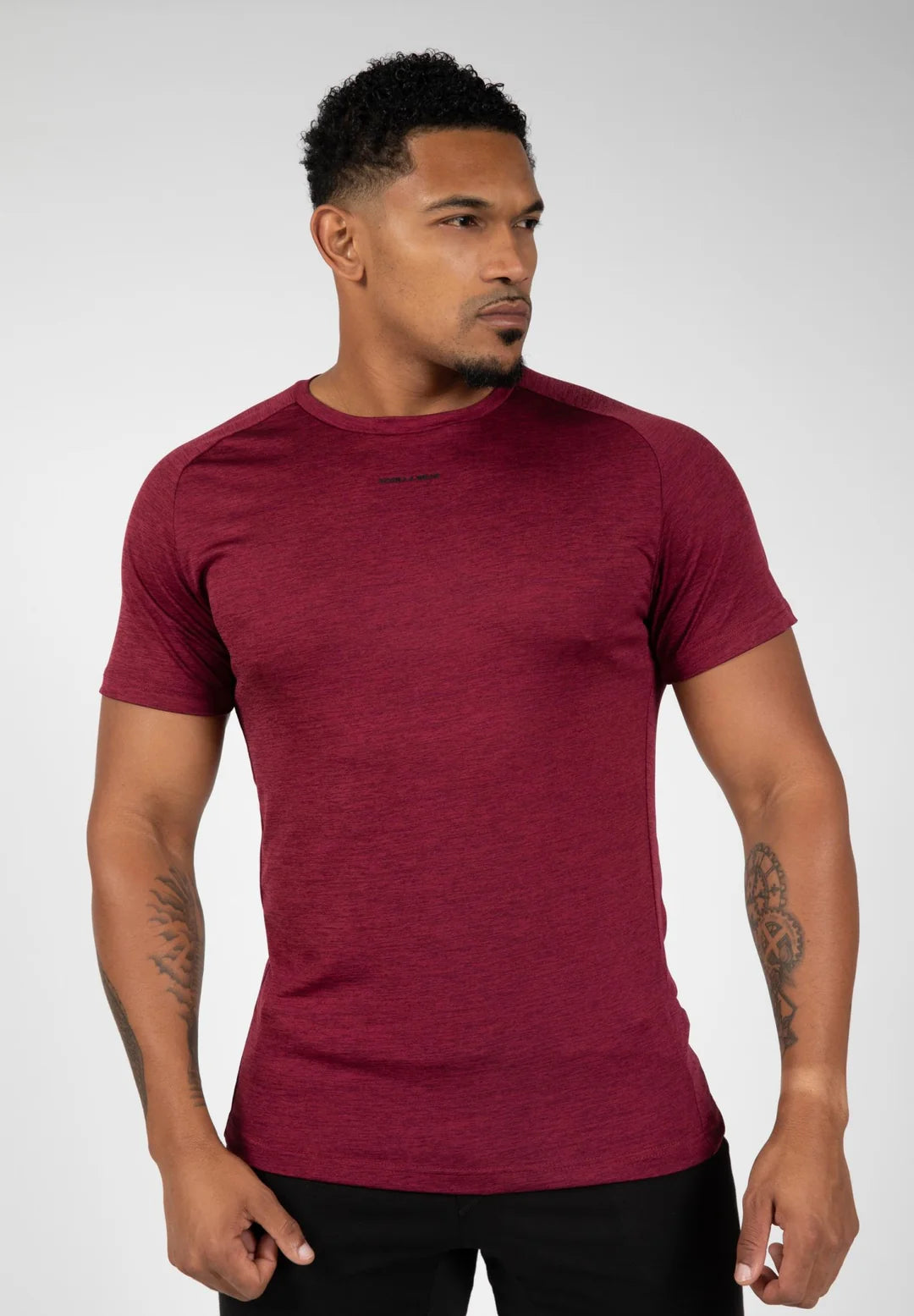 Gorilla Wear Taos T-Shirt, Burgundy Red