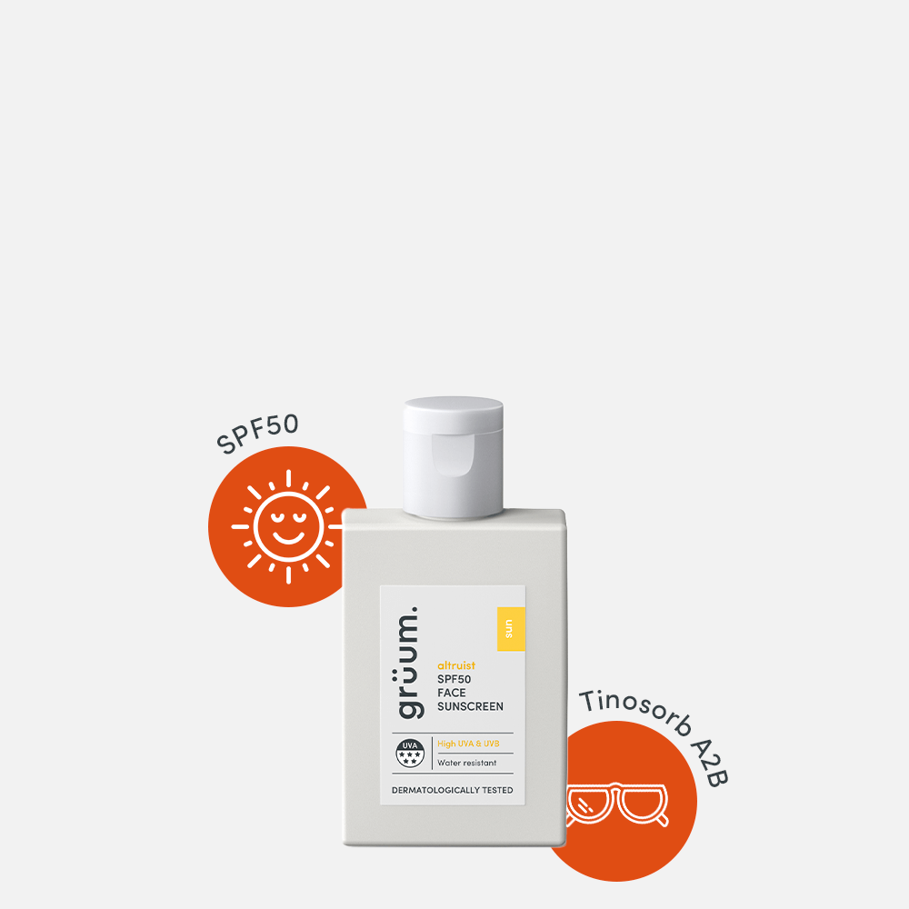 grüum SPF50 Face Sunscreen 50ml-Solkrem-JKSHOP