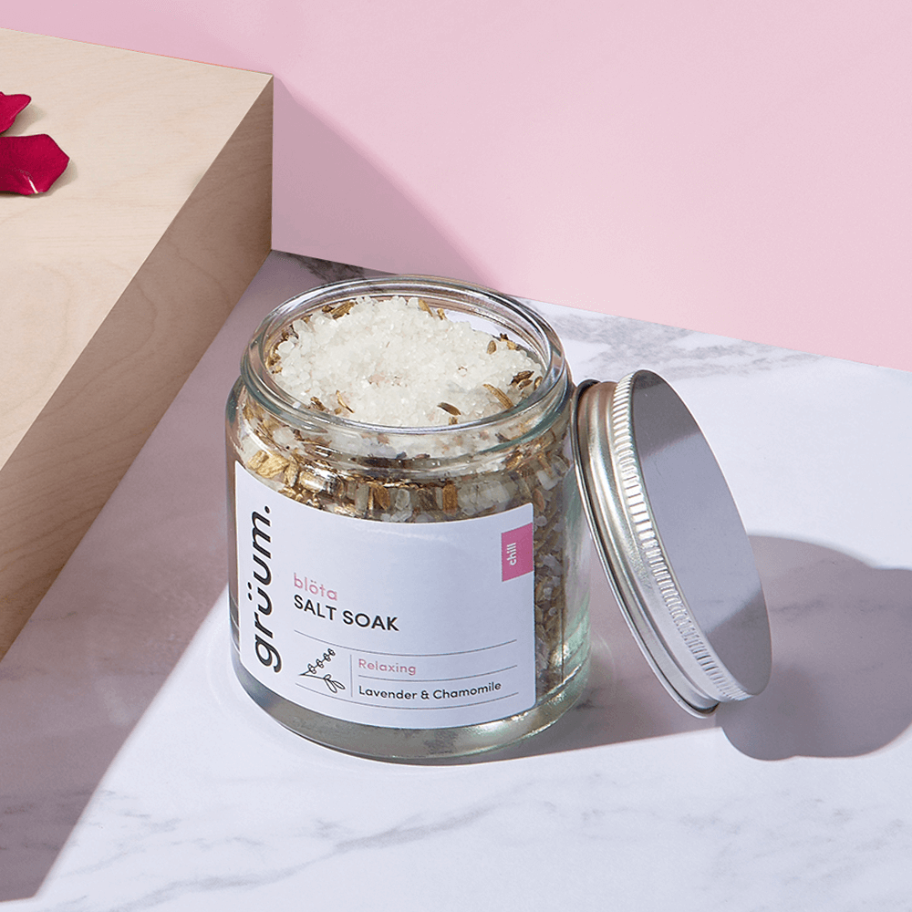 grüum blöta Salt Soak Lavender and Chamomile-Badesalt-JKSHOP
