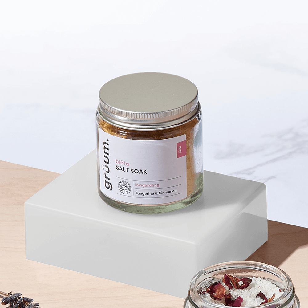 grüum blöta Salt Soak Tangerine and Cinnamon-Badesalt-JKSHOP