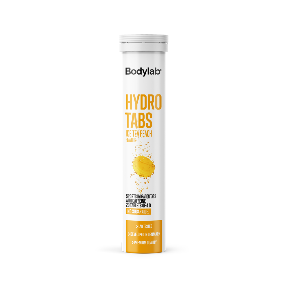 Bodylab Hydro Tabs, 12x20tabs, with Caffeine Ice Tea Peach