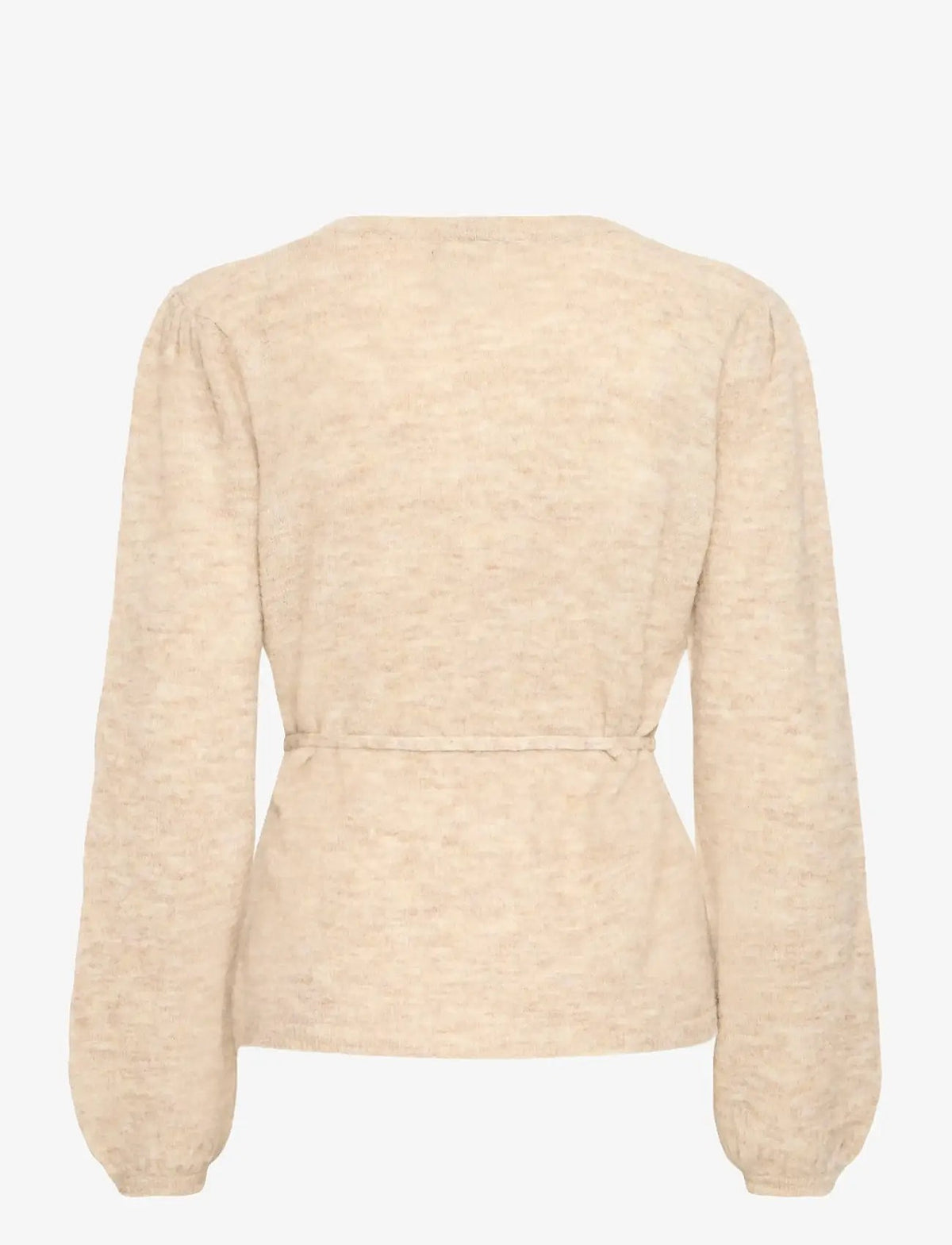 Ichi Ardens cardigan beige sett bakfra