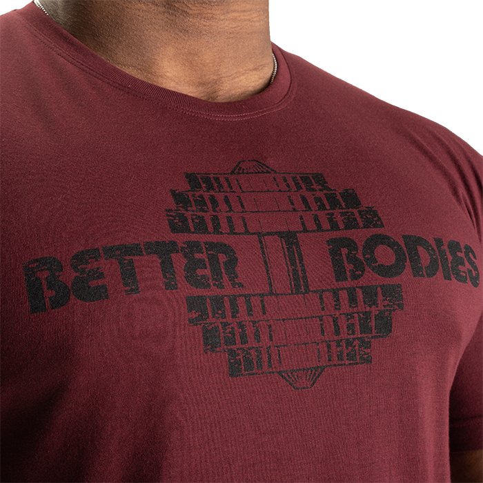 Better Bodies Recruit Tee, Maroon