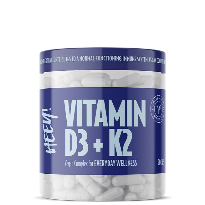 Heey Vegan Vitamin D3 + K2 + Superfruits 90 kapsler