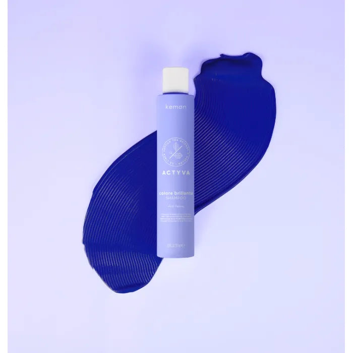 Actyva Colore Brillante, Anti Yellow Shampoo - Fargebeskyttende Sjampo for Kaldere Blondt og Grått Hår