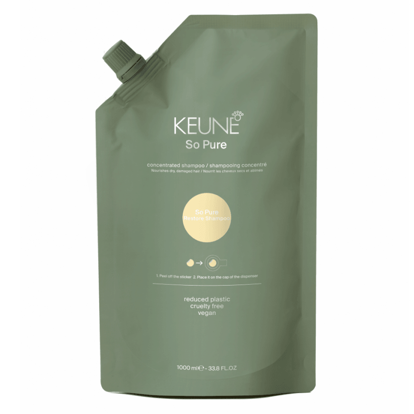 Keune So Pure, Restore Shampoo Refill | Sjampo | Keune | JK SHOP | JK Barber og herre frisør | Lavepriser | Best