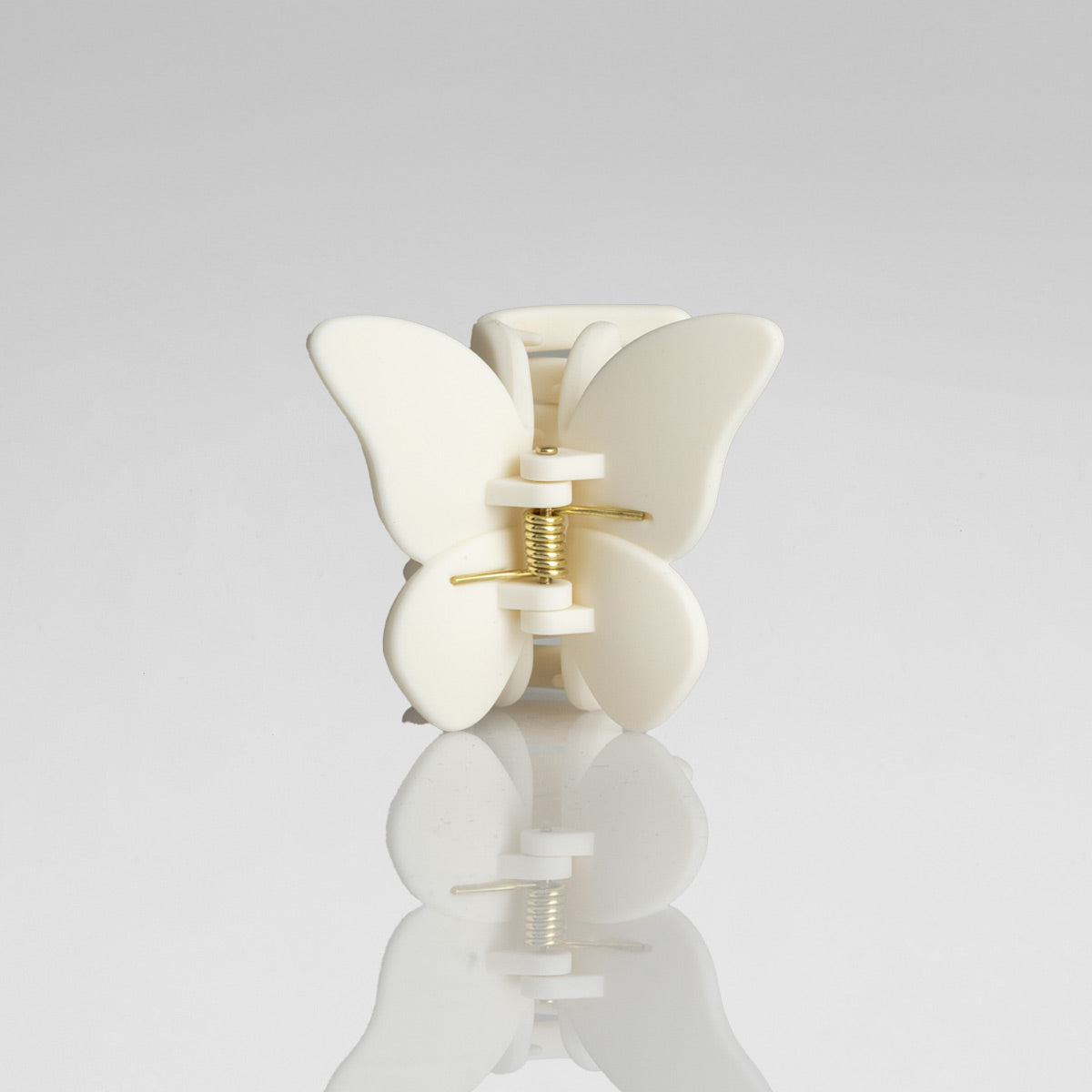 Léonie Items Hair Clip Butterfly Creme White sommerfuglklype