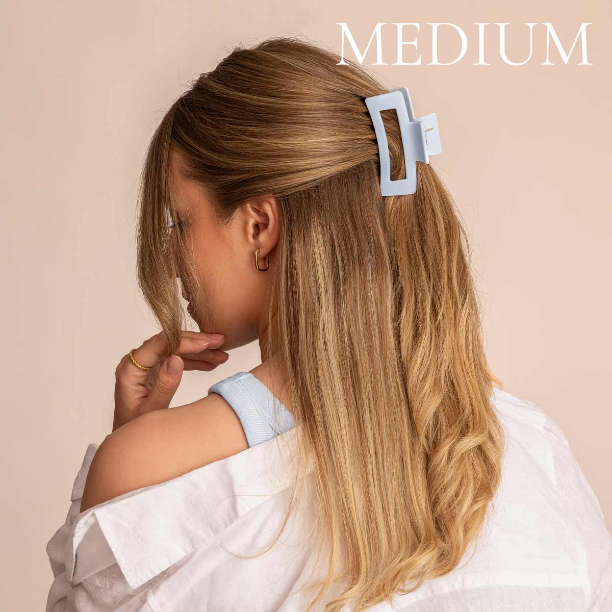 Léonie Items Hair Clip Medium pastellblå hårklype