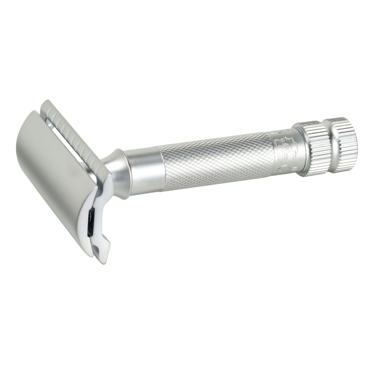 MERKUR (34C) Straight Comb Short Handle, Matt Chrome