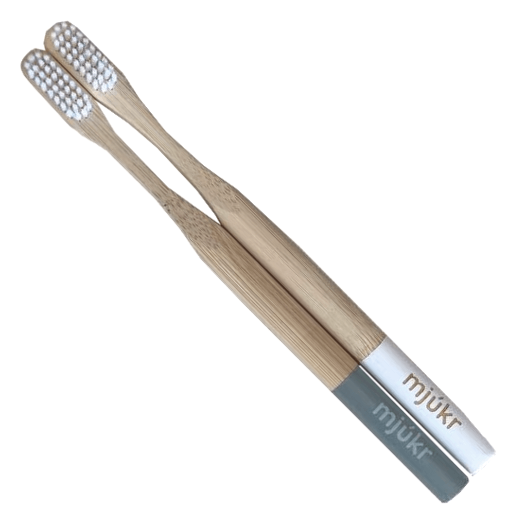 mjúkr NORWAY- Bambus Tannbørste (2 pk)-Tannpleie-JKSHOP
