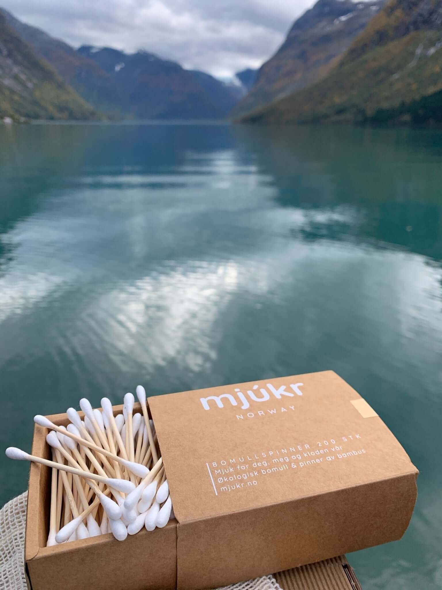 mjúkr NORWAY- Bomullspinner-Q-Tips og Pads-JKSHOP