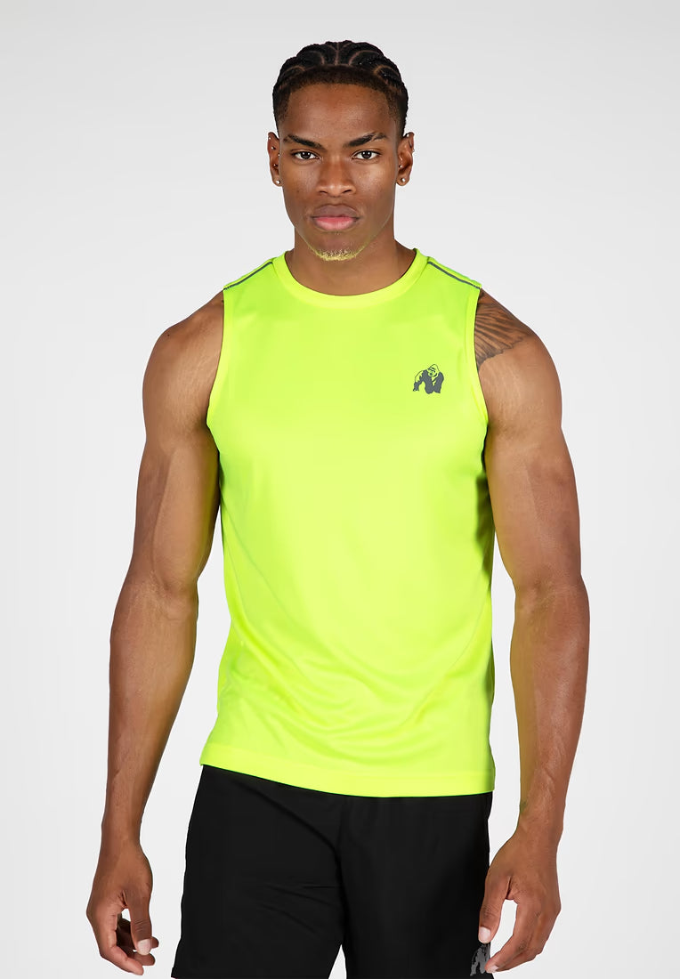 Gorilla Wear Washington Tank Top, Neon Yellow