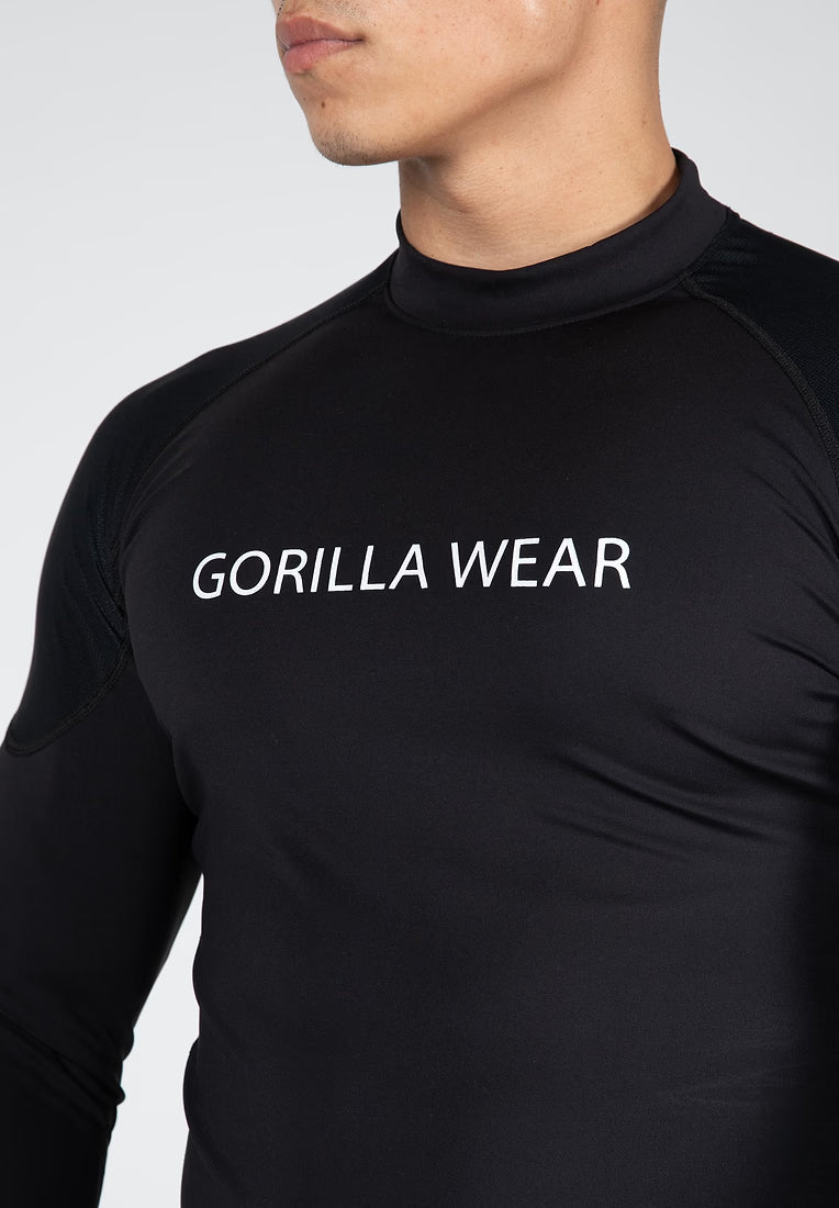 Gorilla Wear Lorenzo Performance Long Sleeve, Black