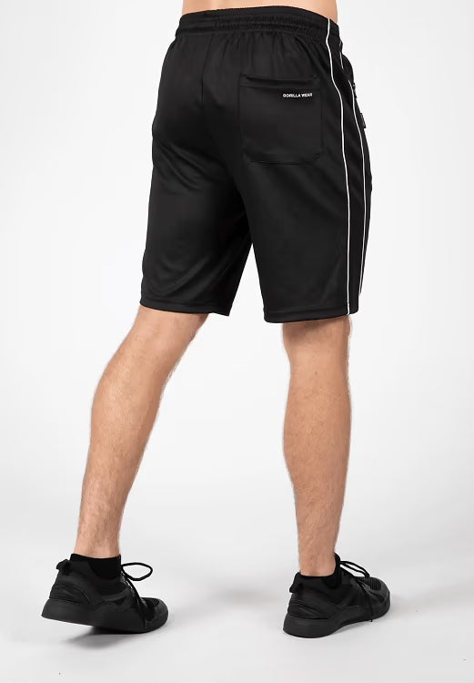 Gorilla Wear Wenden Track Shorts, Black/White