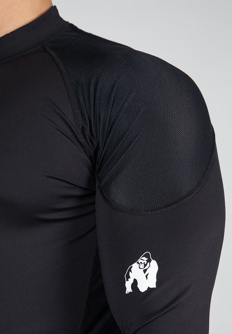Gorilla Wear Lorenzo Performance Long Sleeve, Black