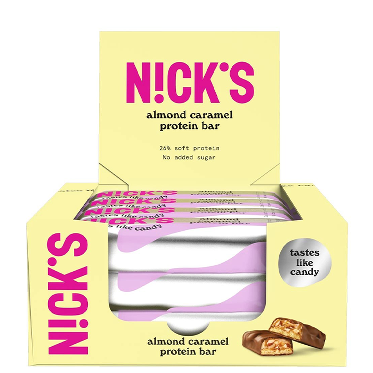 Nick's proteinbar Almond Caramel 12 x 50 g