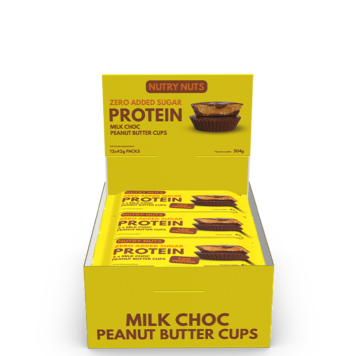 Nutry Nuts Protein Butter Cups Milk Chocolate proteinsnacks