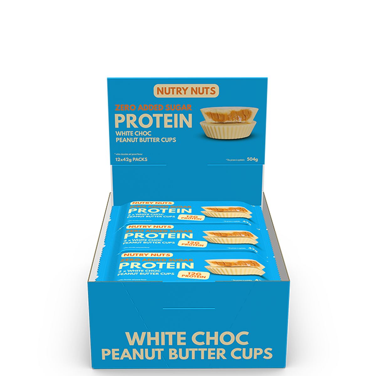 Nutry Nuts Protein Butter Cups White Chocolate proteinsnacks
