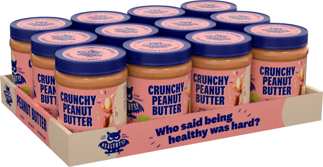 Healthyco Peanutbutter ECO, Crunchy 350gx12stk