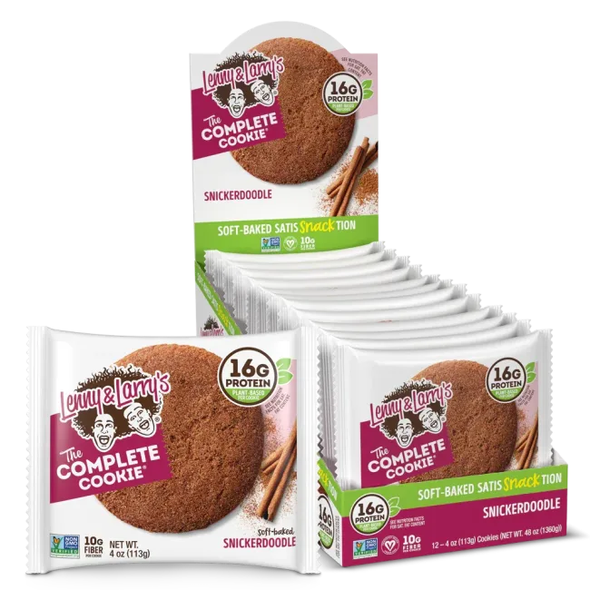 Lenny & Larry Protein Cookie, 12x113g, White Chocolaty Macademia
