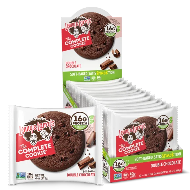 Lenny & Larry Protein Cookie, 12x113g, Double Chocolate