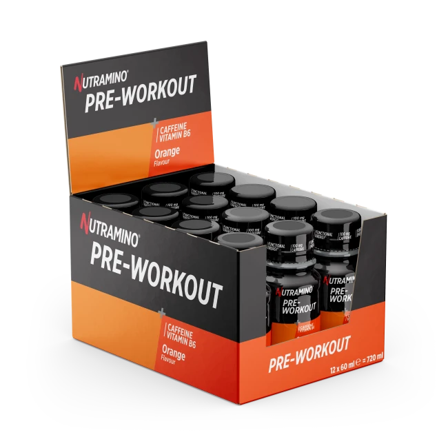 Nutramino Pre Workout SHOT, 12x60ml, Orange